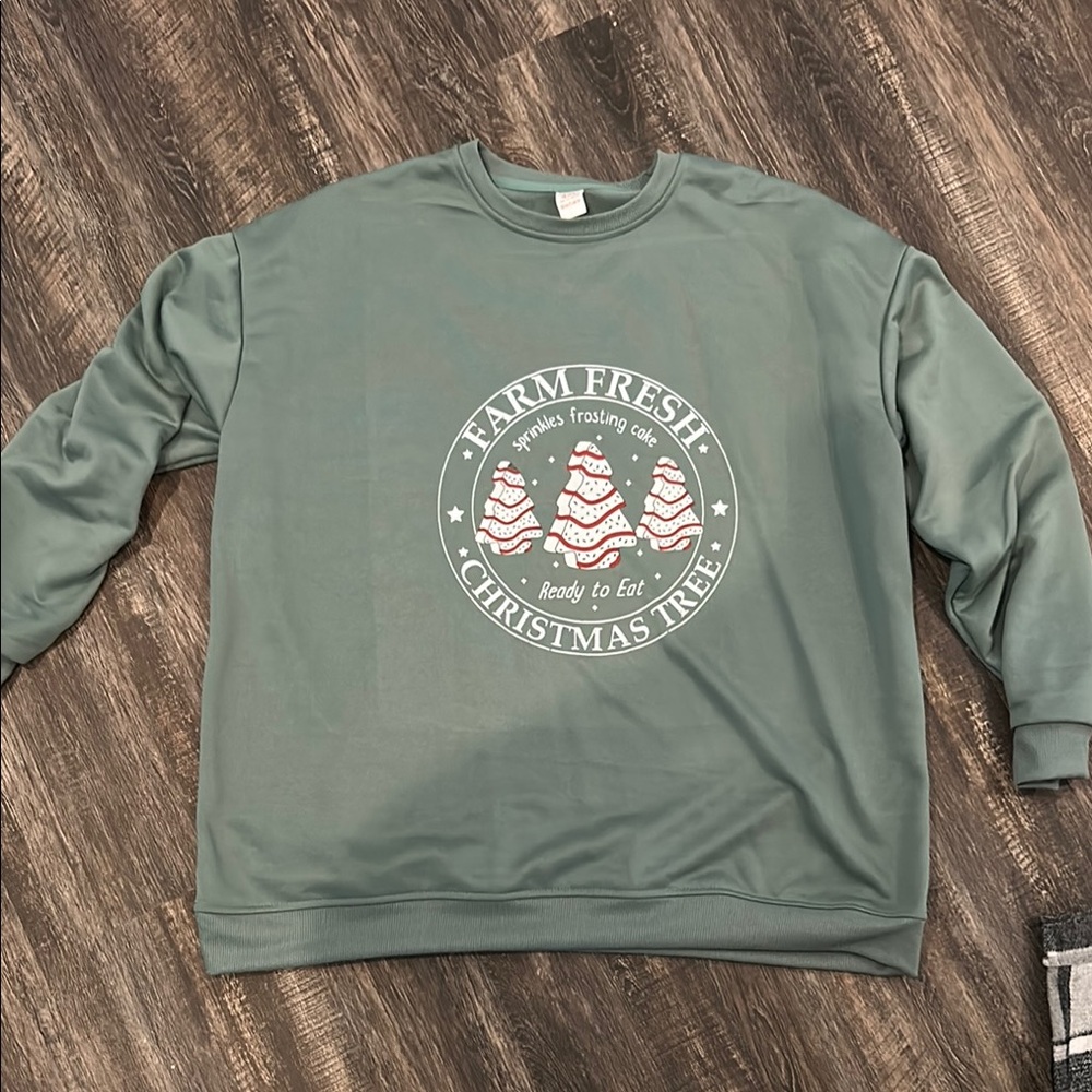 Green Christmas Tree Sweater